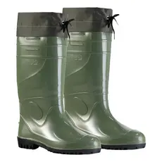 Bota De Pvc Verde Polaina Forrada Extra Longa Innpro Ca49855