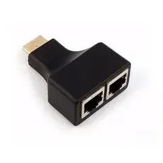 Extensor Adaptador Hdmi  Para  Cabo De Rede Rj45  Cat-5e/6