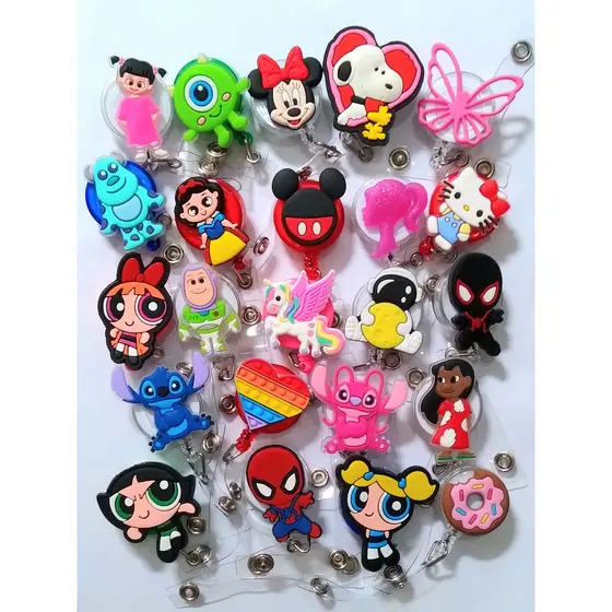 Porta Crachá Roller Retrátil Personalizado
