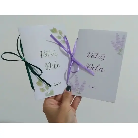 Kit caderno votos dos noivos