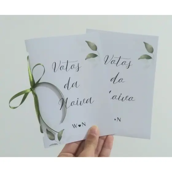 Kit 2 Caderno de votos dos noivos casamento