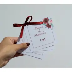 Manual dos padrinhos marsala pequeno
