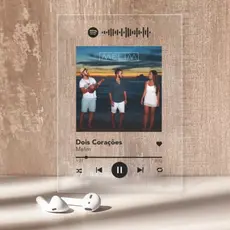 Placa Spotify Interativa Tamanho 10x15 - Com Suporte