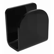 Suporte Porta Esponja Pia com Fita 3m em Acrílico Preto