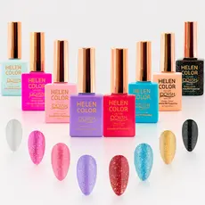 Esmalte Mil purpurinas Helen Color UV/ LED  15ml