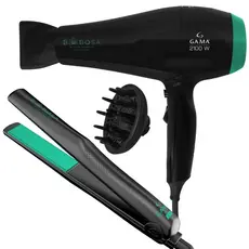 GA.MA ITALY Kit Prancha e Secador de Cabelo Babosa 127V