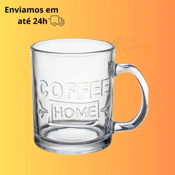 Caneca De Vidro Coffee | 350ml
