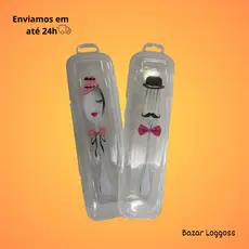 Kit Com Porta Talher e Porta Escova de Dentes