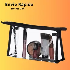 Necessaire Plástico Transparente Grande | 26 cm