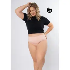 Kit 3 Calcinhas Rubi Plus Size Microfibra Cós Duplo Concept Ling