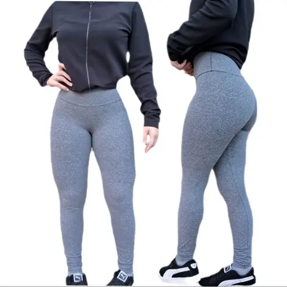 Legging Feminina Plus Size Premium/Zero transparência do P ao 60