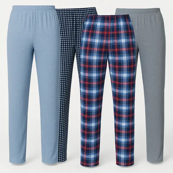 Kit 2 Calça de Pijama Masculina Plus Size do P ao 60