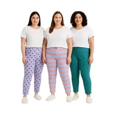 Calça Unitária Pijama Feminina Plus size do P ao 60
