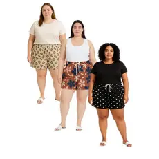 Shorts Plus Size Feminino Casual Unitário do P ao 60