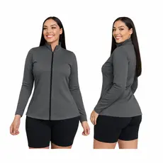 Jaqueta Fitness Esporte  Feminina Academia com Proteção UV