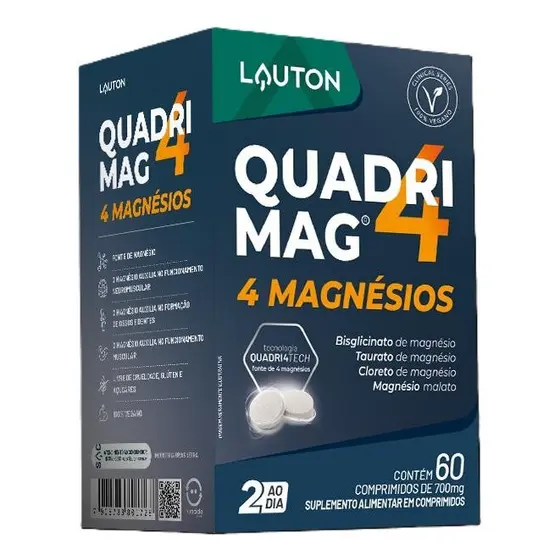 Quadrimag 4 Magnésios 60 Comprimidos