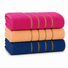 Kit 3 Toalhas de Banho Grande e Grossa 65x130cm Cores Sortidas Alta Absorção Macia