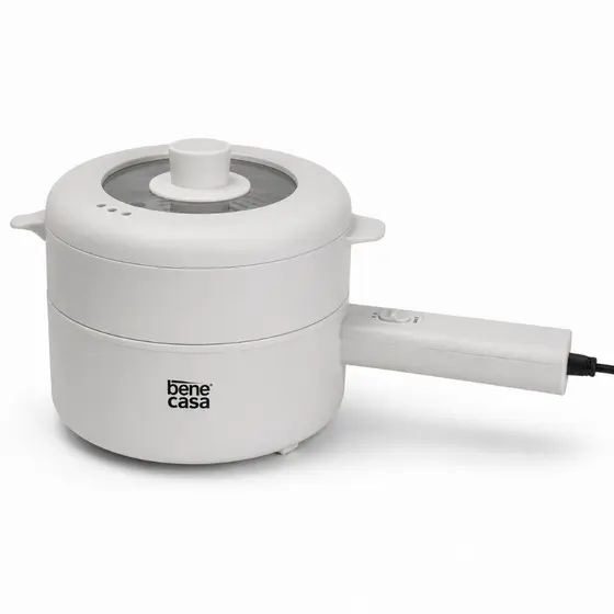 Panela Elétrica Moderna Aquece com agilidade Branca 110V e 220V