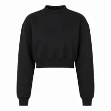 Cropped Moletom Feminino Peluciado Manga Longa Inverno Casual CPF02
