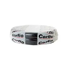 Fio Elétrico Flexível Corfio 2,5mm 750v Rolo 100m Cabo Preto