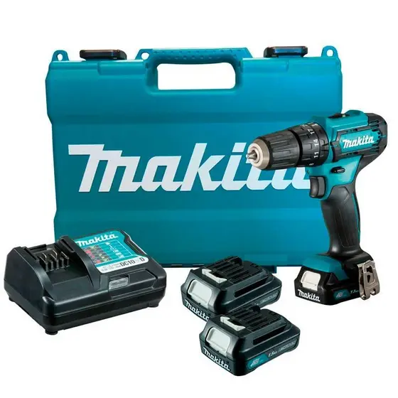 Parafusadeira Furadeira Impacto Makita HP333 12V 2 Baterias
