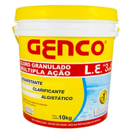 Cloro Piscina Genco Estabilizador 10Kg