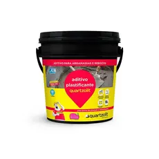 Aditivo Plastificante Quartzolit 18L Para Argamassa Mais Resistência e Trabalhabilidade