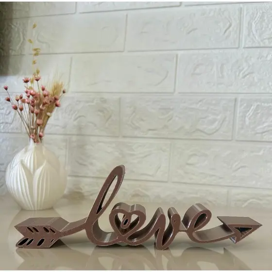 Letreiro Love Decorativo Impressão 3D