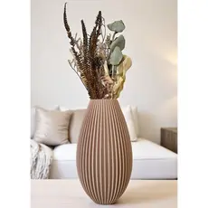 Vaso Decorativo Riscos Suaves Decoração -Impressão 3D