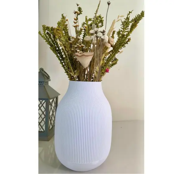Vaso Decorativo Cachepot 3D Para Sala Mesa de Centro Aparador Impressão 3D