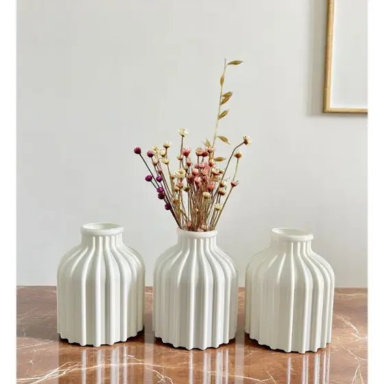 Kit 3 Vasos Decorativo Mini Vasinhos Nina - Impressão 3D