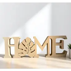 Enfeite Palavra Home Letreiro Decorativo para Rack Aparador - Impressão 3D