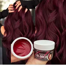 Tonalizante Marsala - Sem Amônia - Resultado 100% Natural - Máscara Tonalizante L&A Cosméticos 300g -  Envio Imediato