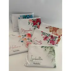 Kit 3 Necessaire personalizada com nome madrinhas, casamentos, formaturas, 15 anos, festas e eventos