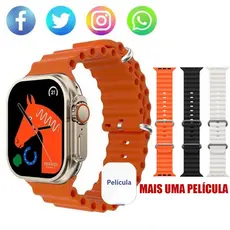Smartwatch T800 Series Ultra NFC Calculadora Cardíaca Monitoramento Frequência Relógio Inteligente