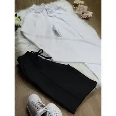 Calça Feminina Pantalona de Moletom Felpado Wide Leg Moletom Cintura Alta Estilosa
