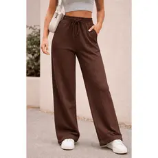 Calça Moletom Wide Leg Feminino