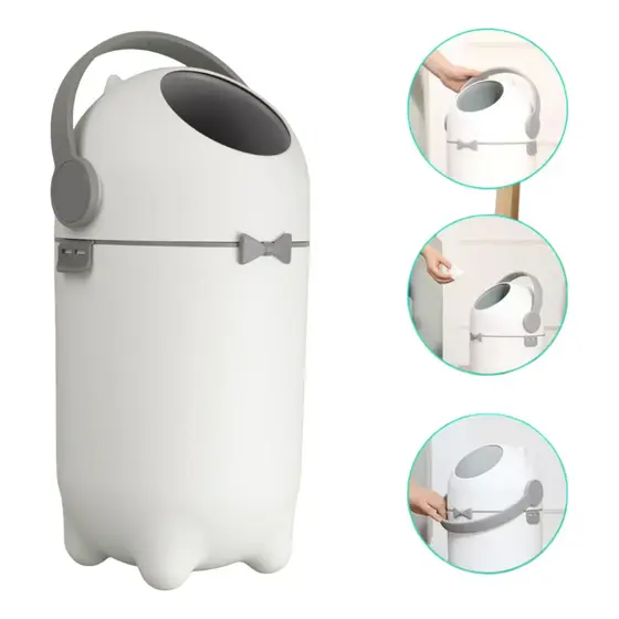 Lixeira Antiodor Fraldas Bebe Lixo Magico Banheiro Anti Odor