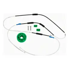 Kit Reparo Máquina de Vidro Elétrico C/ Arraste Audi A3 2 Portas LD/LE Completo 1996 á 2006