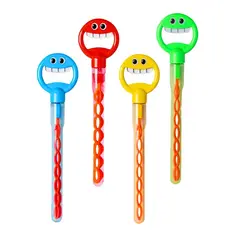 Kit 4 Bolha de Sabão Divertida com Carinha Feliz Colorida pra Festa Lembrancinha Infantil Barata Top