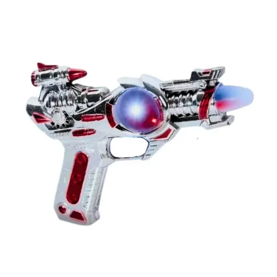 Brinquedo Arma Pistola Missão Espacial Com Luz led E Som presente festa infantil interativo