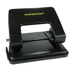 Perfurador Furador de Papel Com Margeador Para 20 Folhas em Metal Aço Resistente MasterPrint