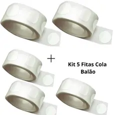 Fita Com 100 Pontos Gota Cola Adesivo Para Bexiga Balão Festa Decoração