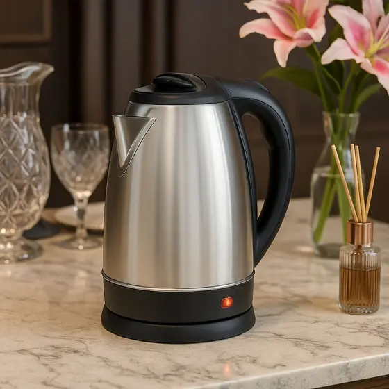 Chaleira Elétrica com Desligamento Automático Inox 1,8L – Home Land