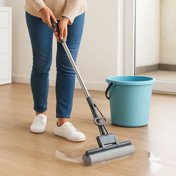 Mop Spray ou Mop com Alavanca – Em Casa Tem