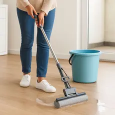 Mop Spray ou Mop com Alavanca – Em Casa Tem