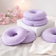 Kit 3 Pares Rosquinhas de Amamentação Protetor 100% Algodão Macio 6 - Unidades