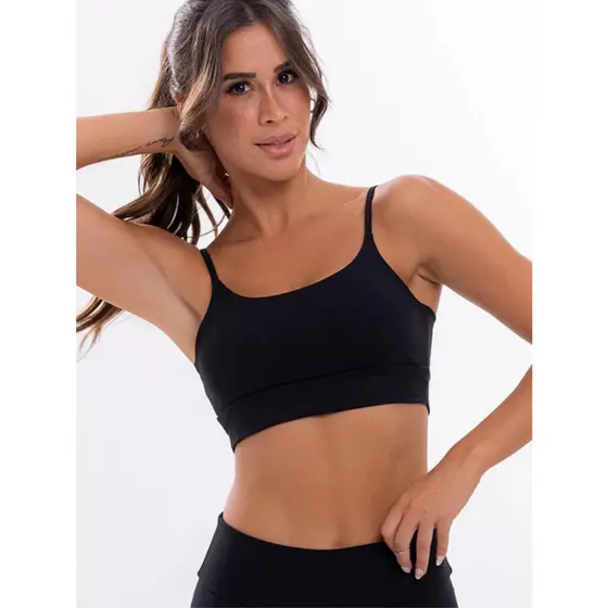 Top Alça Fitness Sustentação ZERO TRANSPARÊNCIA com Forro Academia Padrão Básico