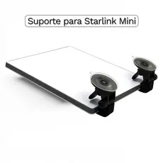 Suporte Veicular Starlink Mini Resistente | Ventosa Forte Sem Cola | Sem Multas | Painel Carro