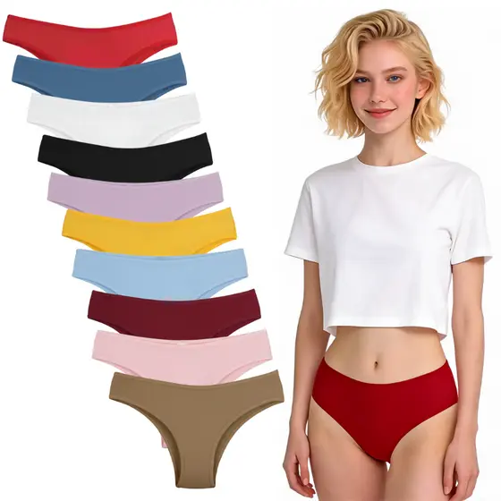 Kit 10 Calcinhas Menina Moça 100% Algodão Calcinha Juvenil